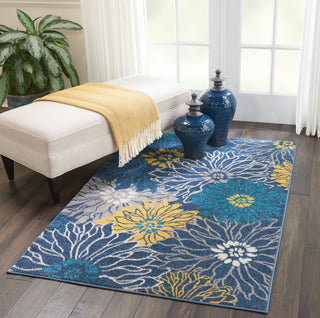 The Rug Corner Nourison Home Nourison Home - Passion Blue Area Rug PSN17  