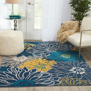 The Rug Corner Nourison Home Nourison Home - Passion Blue Area Rug PSN17  