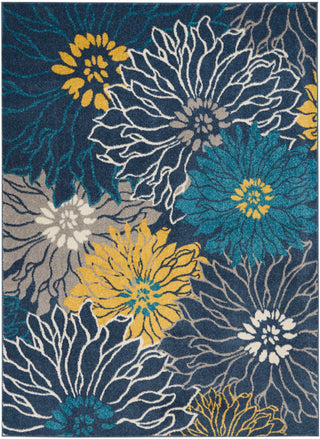 The Rug Corner Nourison Home Nourison Home - Passion Blue Area Rug PSN17  