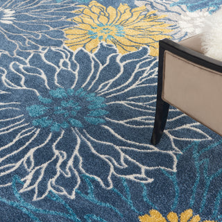 The Rug Corner Nourison Home Nourison Home - Passion Blue Area Rug PSN17  