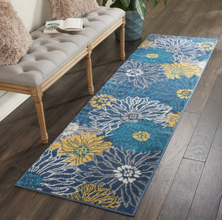 The Rug Corner Nourison Home Nourison Home - Passion Blue Area Rug PSN17  