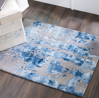 The Rug Corner Nourison Home Prismatic PRS10 BLGRY Area Rugs  