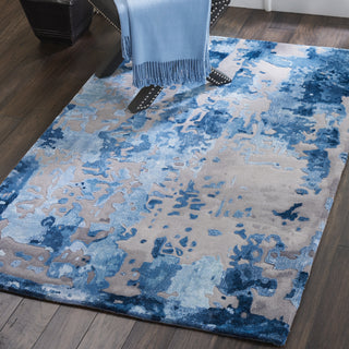 The Rug Corner Nourison Home Prismatic PRS10 BLGRY Area Rugs  