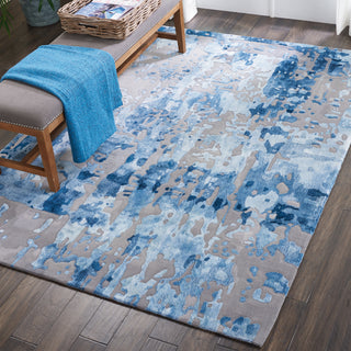 The Rug Corner Nourison Home Prismatic PRS10 BLGRY Area Rugs  