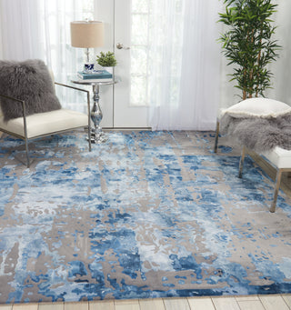 The Rug Corner Nourison Home Prismatic PRS10 BLGRY Area Rugs  