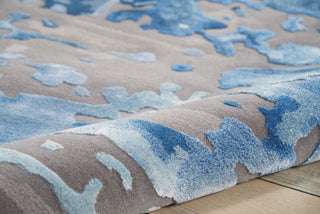 The Rug Corner Nourison Home Prismatic PRS10 BLGRY Area Rugs  