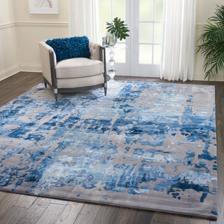 The Rug Corner Nourison Home Prismatic PRS10 BLGRY Area Rugs  