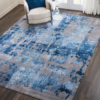 The Rug Corner Nourison Home Prismatic PRS10 BLGRY Area Rugs  