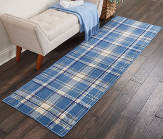 Nourison Home - Grafix Blue Area Rug GRF03