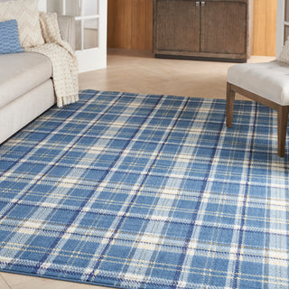 Nourison Home - Grafix Blue Area Rug GRF03