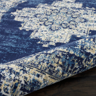 The Rug Corner Nourison Home Nourison Home - Grafix Navy/Blue Area Rug GRF14  