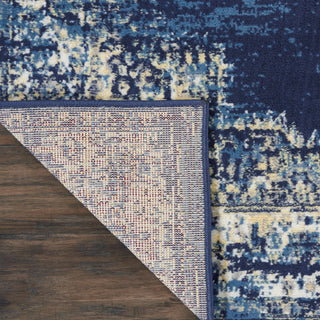 The Rug Corner Nourison Home Nourison Home - Grafix Navy/Blue Area Rug GRF14  