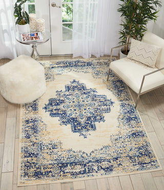 The Rug Corner Nourison Home Nourison Home - Grafix White Area Rug GRF14  