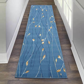 The Rug Corner Nourison Home Grafix GRF15 LTBLU Area Rugs  