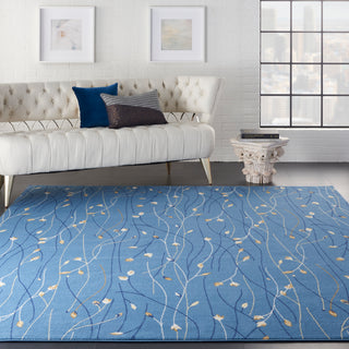 The Rug Corner Nourison Home Grafix GRF15 LTBLU Area Rugs  