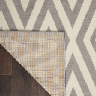 Nourison Home - Grafix White/Grey Area Rug GRF18