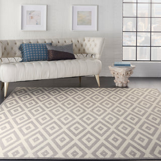 Nourison Home - Grafix White/Grey Area Rug GRF18