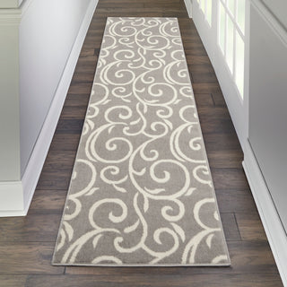 The Rug Corner Nourison Home Grafix GRF19 GREY Area Rugs  