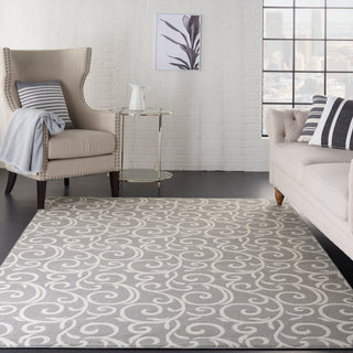 The Rug Corner Nourison Home Grafix GRF19 GREY Area Rugs  