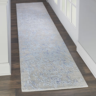 Nourison Home - Silk Shadows Grey/Blue Area Rug SHA18