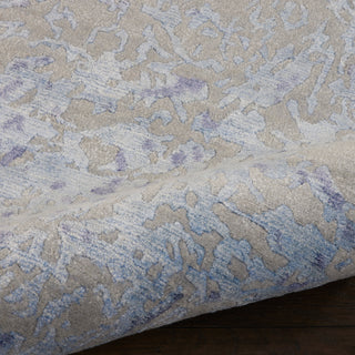 Nourison Home - Silk Shadows Grey/Blue Area Rug SHA18