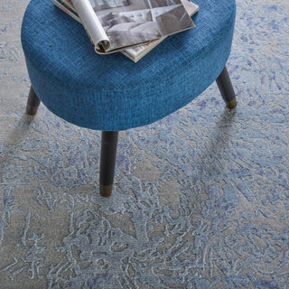 Nourison Home - Silk Shadows Grey/Blue Area Rug SHA18