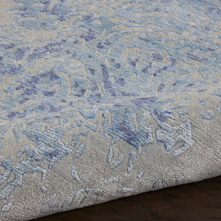Nourison Home - Silk Shadows Grey/Blue Area Rug SHA18