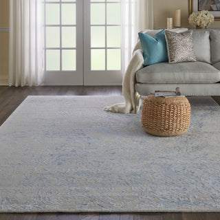 Nourison Home - Silk Shadows Grey/Blue Area Rug SHA18