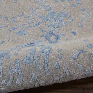 Nourison Home - Silk Shadows Grey/Blue Area Rug SHA18