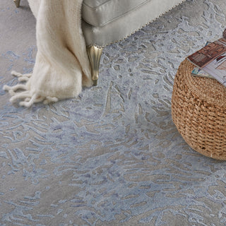 Nourison Home - Silk Shadows Grey/Blue Area Rug SHA18
