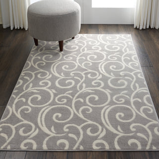 The Rug Corner Nourison Home Grafix GRF19 GREY Area Rugs  