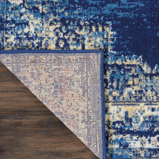 The Rug Corner Nourison Home Nourison Home - Grafix Navy/Blue Area Rug GRF14  