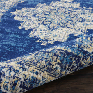 The Rug Corner Nourison Home Nourison Home - Grafix Navy/Blue Area Rug GRF14  