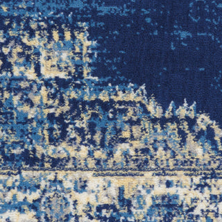 The Rug Corner Nourison Home Nourison Home - Grafix Navy/Blue Area Rug GRF14  