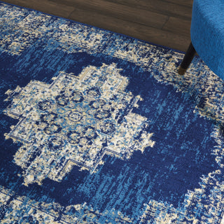 The Rug Corner Nourison Home Nourison Home - Grafix Navy/Blue Area Rug GRF14  