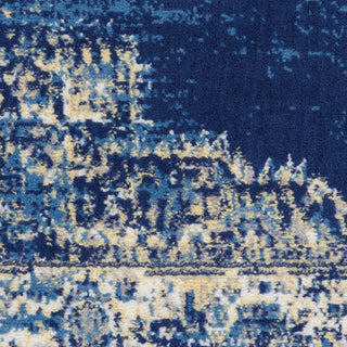 The Rug Corner Nourison Home Nourison Home - Grafix Navy/Blue Area Rug GRF14  