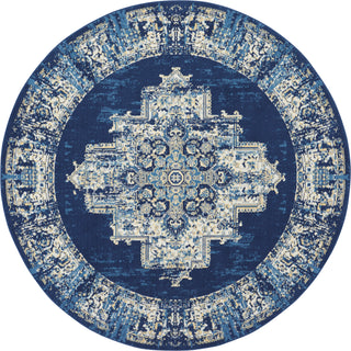 The Rug Corner Nourison Home Nourison Home - Grafix Navy/Blue Area Rug GRF14  