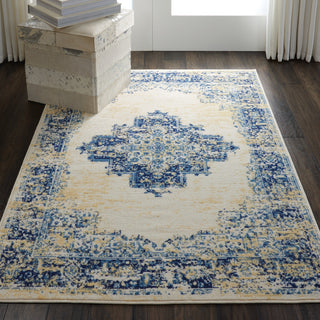 The Rug Corner Nourison Home Nourison Home - Grafix White Area Rug GRF14  