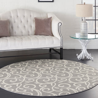 The Rug Corner Nourison Home Grafix GRF19 GREY Area Rugs  