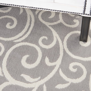 The Rug Corner Nourison Home Grafix GRF19 GREY Area Rugs  
