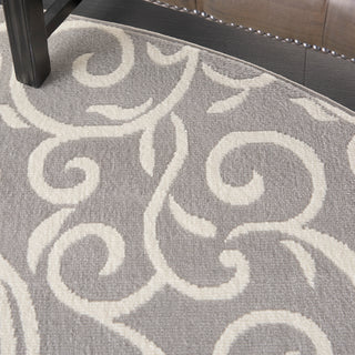The Rug Corner Nourison Home Grafix GRF19 GREY Area Rugs  