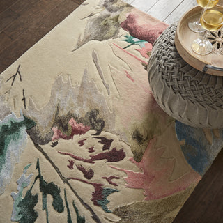 The Rug Corner Nourison Home Nourison Home - Prismatic Beige/Multi Area Rug PRS15  