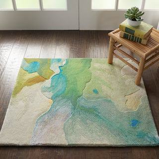 The Rug Corner Nourison Home Nourison Home - Prismatic Sea Foam Area Rug PRS16  