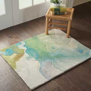 The Rug Corner Nourison Home Nourison Home - Prismatic Sea Foam Area Rug PRS16  