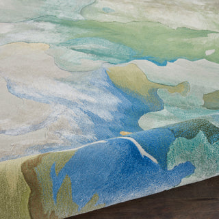 The Rug Corner Nourison Home Nourison Home - Prismatic Sea Foam Area Rug PRS16  