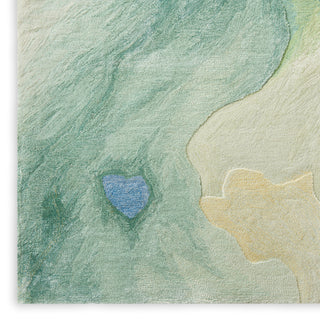 The Rug Corner Nourison Home Nourison Home - Prismatic Sea Foam Area Rug PRS16  