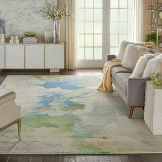 The Rug Corner Nourison Home Nourison Home - Prismatic Sea Foam Area Rug PRS16  