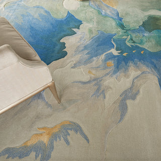 The Rug Corner Nourison Home Nourison Home - Prismatic Sea Foam Area Rug PRS16  