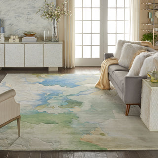 The Rug Corner Nourison Home Nourison Home - Prismatic Sea Foam Area Rug PRS16  
