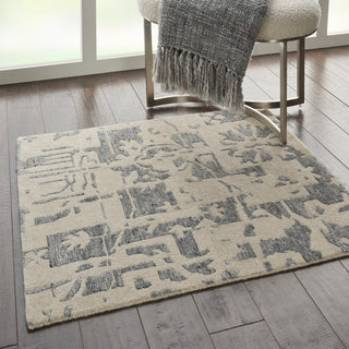Nourison Home - Silk Shadows Ivory/Grey Area Rug SHA19